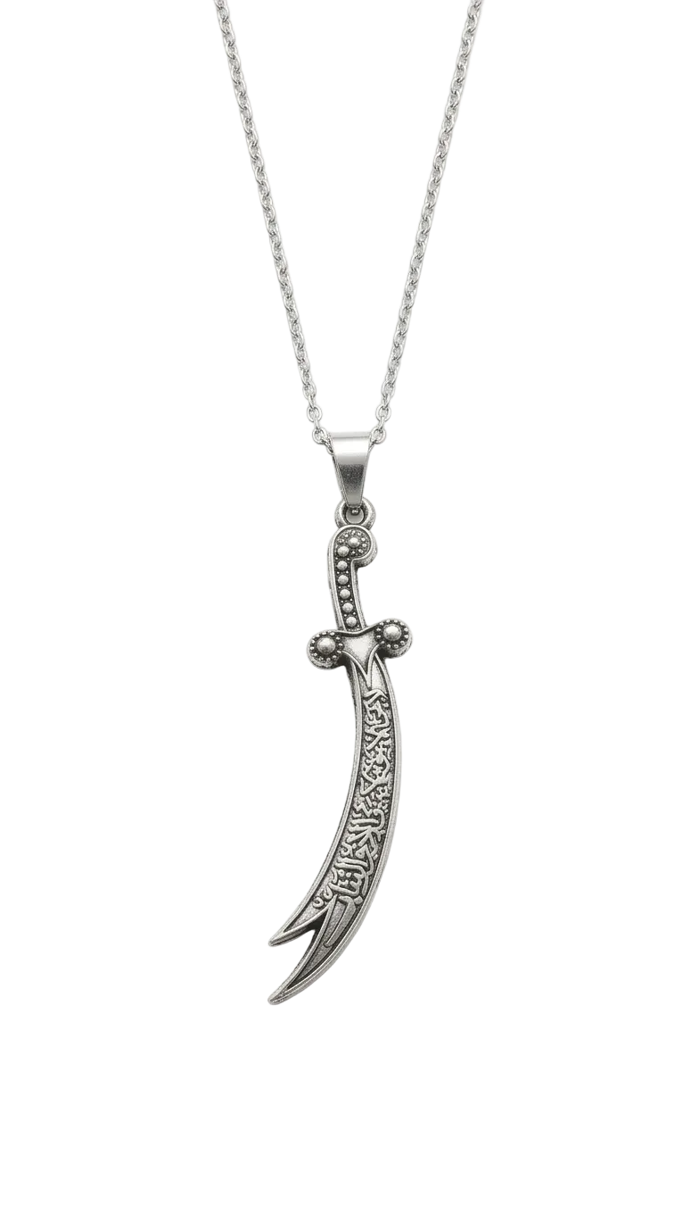 Zulfiqar Sword Necklace | Premium Pendant Necklace