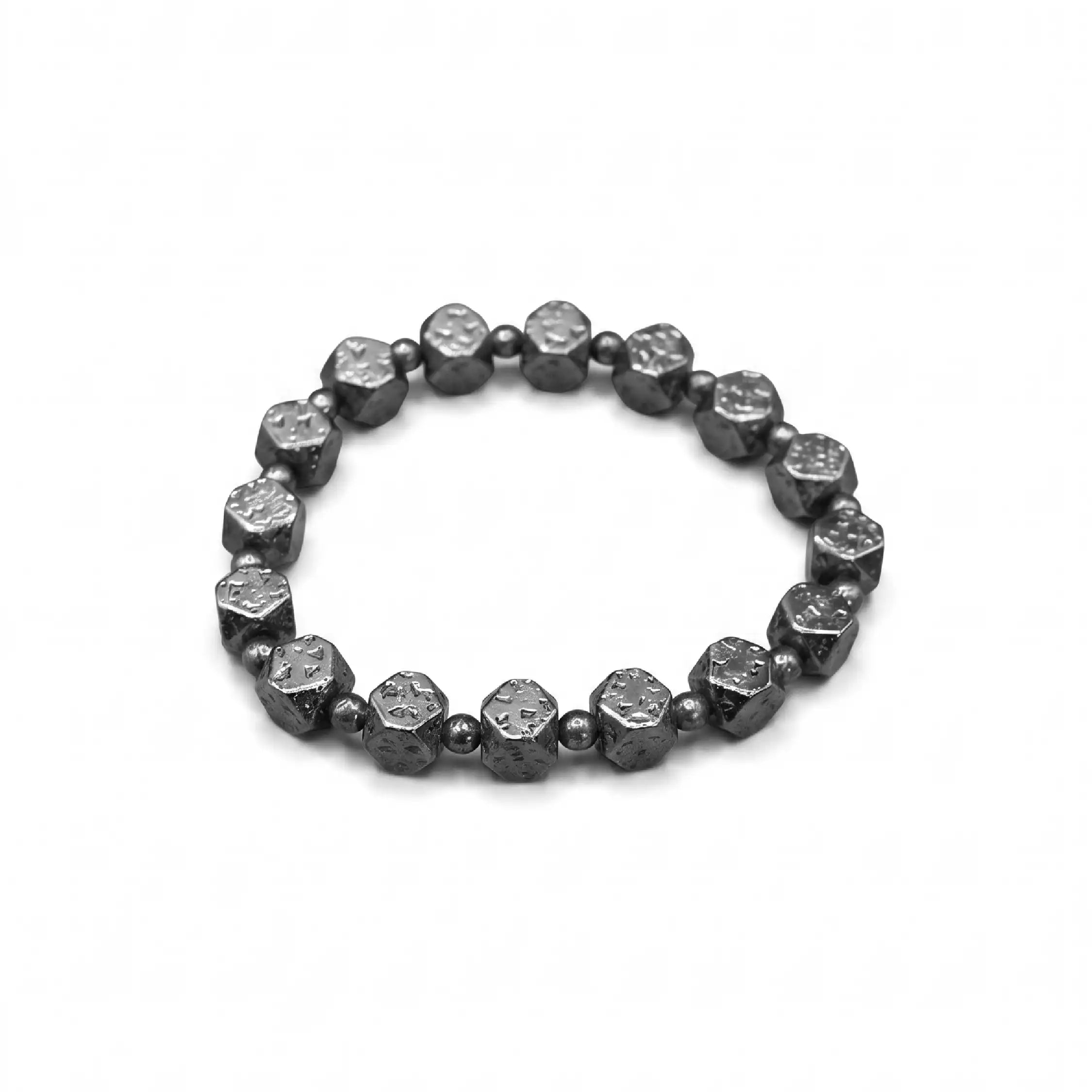 Hematite Cube Bracelet