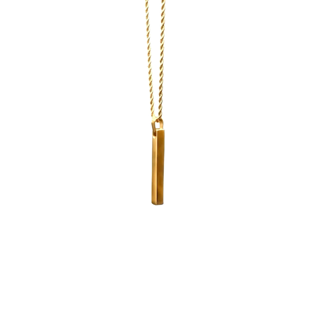 Gold Pendant Chain Necklace