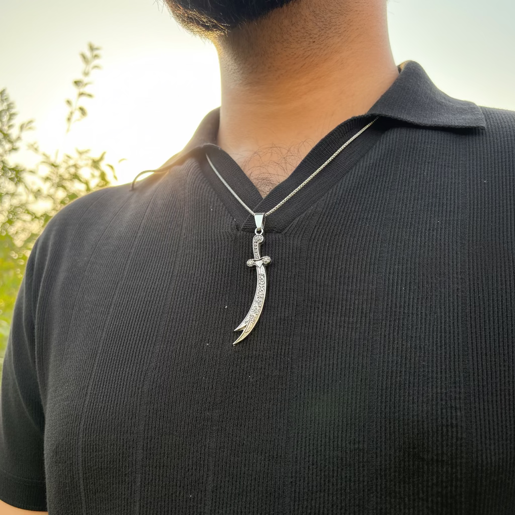 Zulfiqar Sword Necklace  | Premium Pendant Necklace