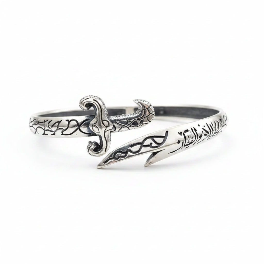 Zulfiqar Sword Stainless Steel Cuff Bracelet