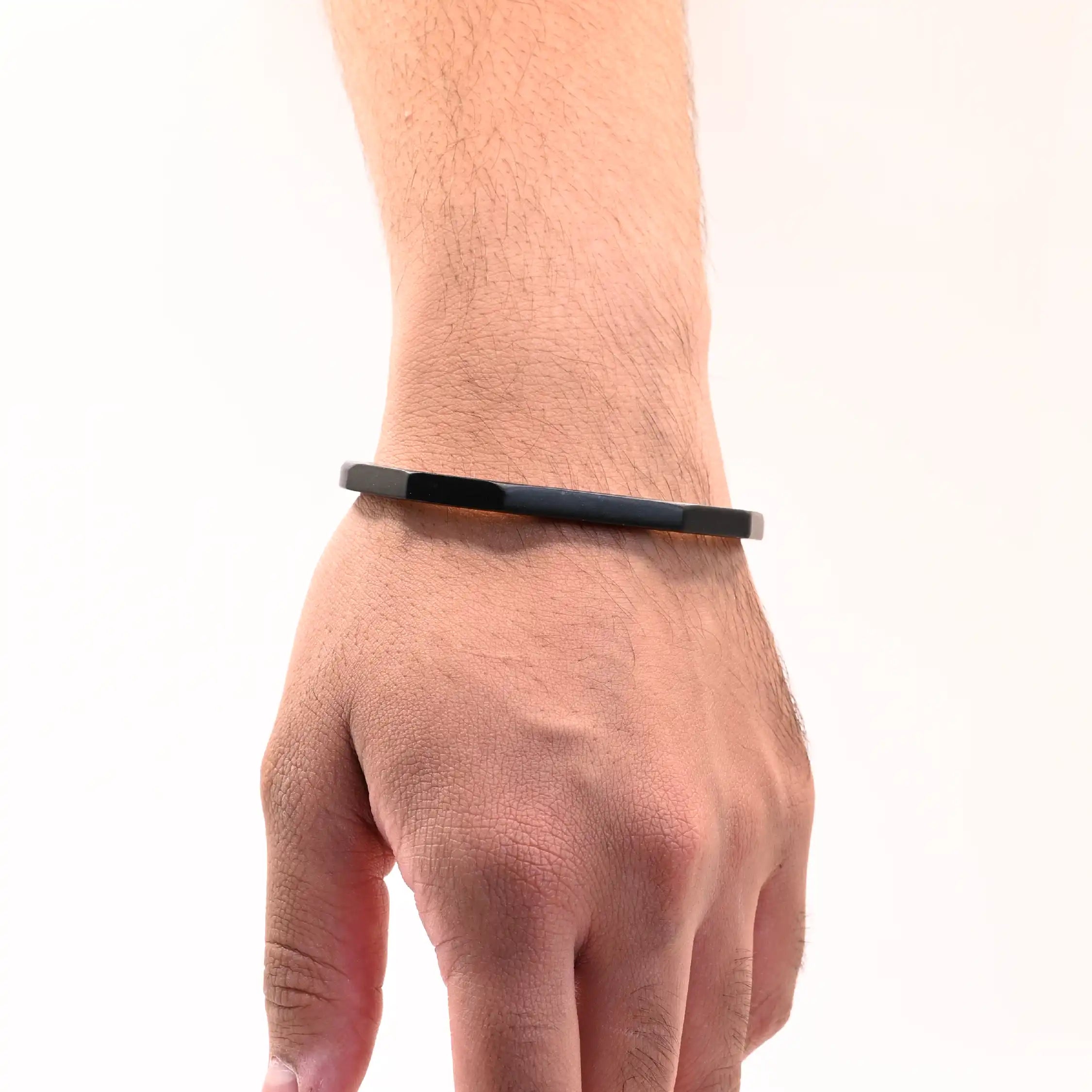 Hexagonal Cuff Bracelet
